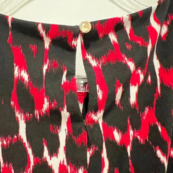 Calvin Klein Black and Fuchsia Sleeveless Blouse - Picture 7 of 14